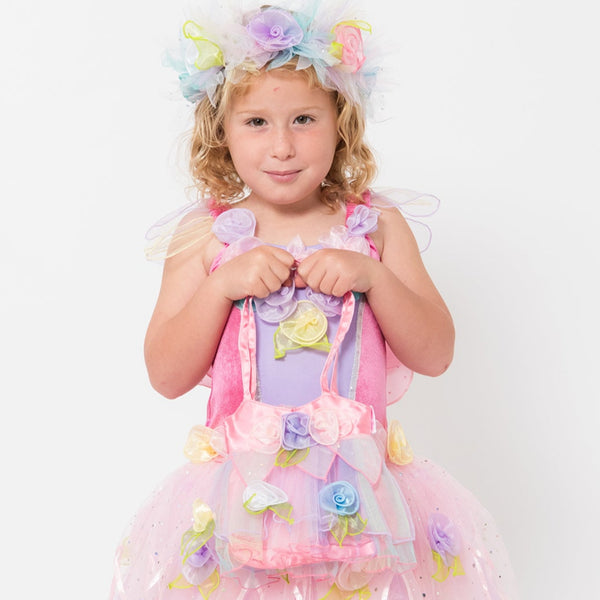 Bloom Tote Bag with Roses and Petals