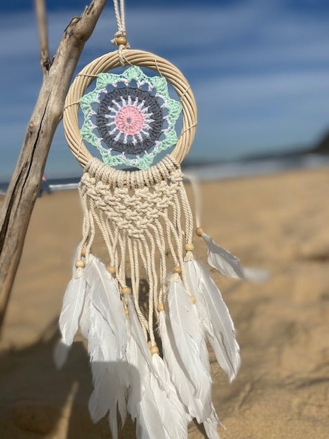 Dreamcatcher - Macrame - letsdressup.com.au - Mobiles and Wish Boxes