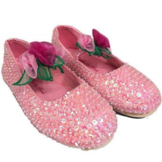 Rose Sequin shoes