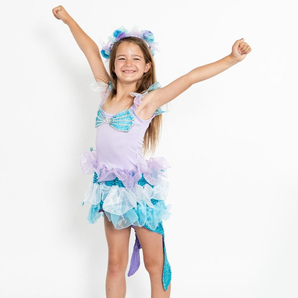 Sparkle Mermaid Dress - letsdressup.com.au - Girls Dress Ups